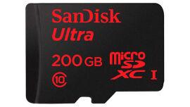 SanDisk представила microSD-карту памяти объемом 200 ГБ